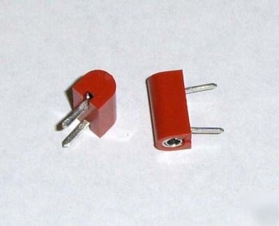 Raytheon low voltage tip jacks - red - 2,000 pieces