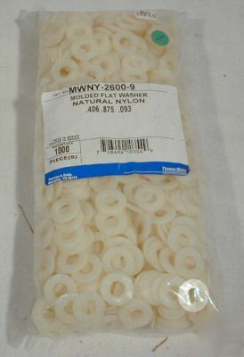 T&b bag of 1000 natural nylon washers