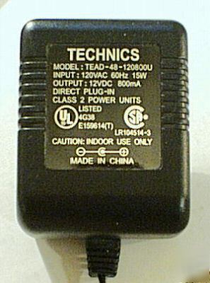 Technics tead-48-121000U 12V ac adapter / power supply.