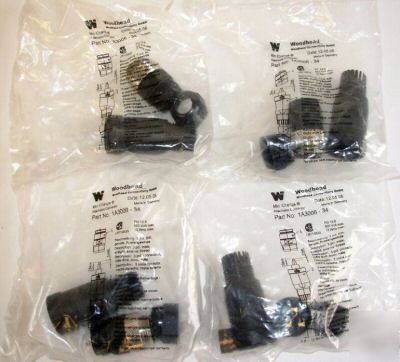 Woodhead bradpower 1A3006-34 connector lot (4) 