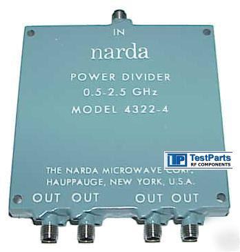 06-02386 narda microwave power divider sma <2.5GHZ rf