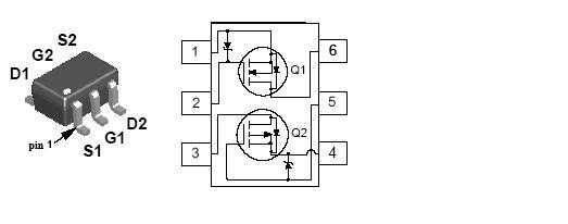 Dual n & p channel fet smt transistor kit