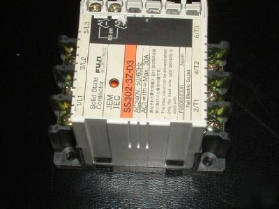 Fuji 3-pole solid state ac relay contactor nnb SS302-3Z