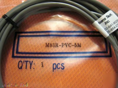 New lot 5 adsens tech M83R-pvc-5M 3 pin sensor cable