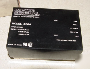 New power general triple output power supply 326A 