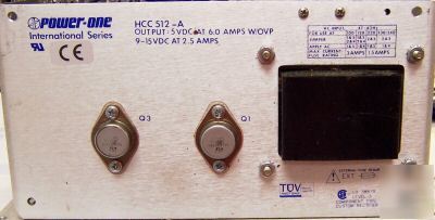 Power one supply international linear series hcc/512-a