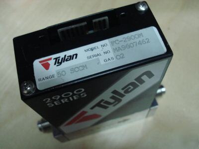 Tylan 2900 mass flow controller fc-2900M gas O2 50SCCM.