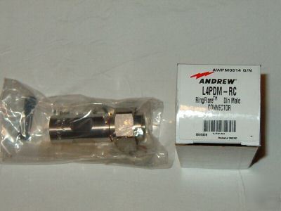 Andrew 1/2 heliax din male connector LDF4-50