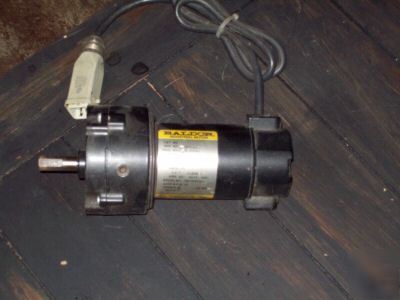 Baldor industrial motor 24V with gear reduction
