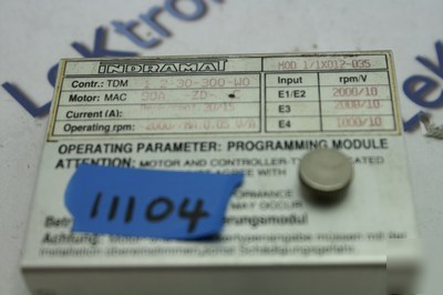 Indramat MOD1/1X012-035 programming module