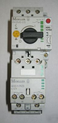 Klockner moeller motor contactor w/ overload PKZM0-2.5
