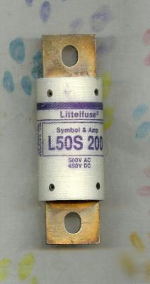 New littelfuse L50S 200 amp semiconductor fuse 500 volt