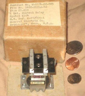 General electric ext. control relay ge 1942 military