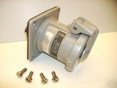 Hubbell pin&sleeve receptacle HBL460RS2W 3P 4W 60 amp 