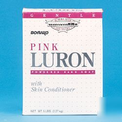 Luron pink powdered hand soap-dia 02403