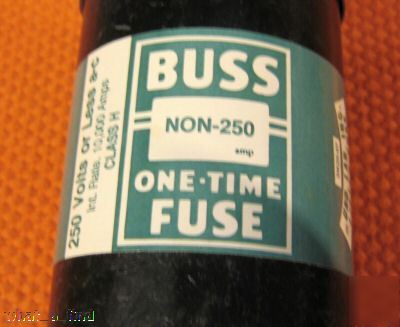 New buss non-250 fuse NON250 bussmann 250 a 250 v 