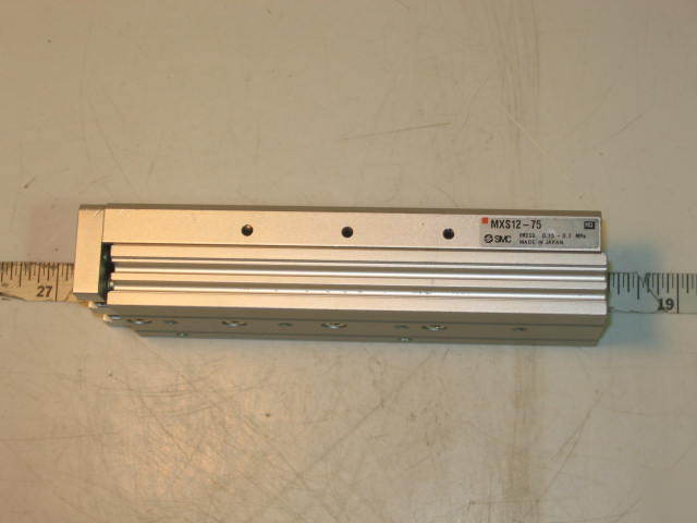 New smc pneumatic air linear table slide MXS12-75