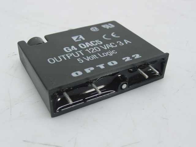 Opto 22 OAC5 G4 dc output, 120V 3A, 5 vdc logic