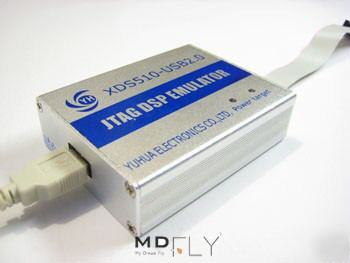 XDS510-USB2.0 dsp jtag emulator silver ti programmer