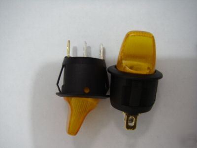 10,heavy duty snap-in off/on yellow lighted switch,Y101