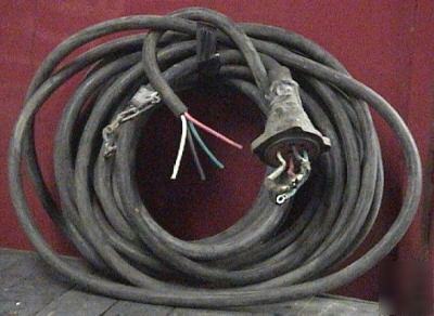 80 feet 8/4 copper power cord heavy rubber cable toyo 