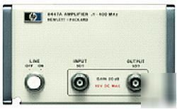 Agilent 8447A 0.1 to 400 mhz, broadband preamplifier