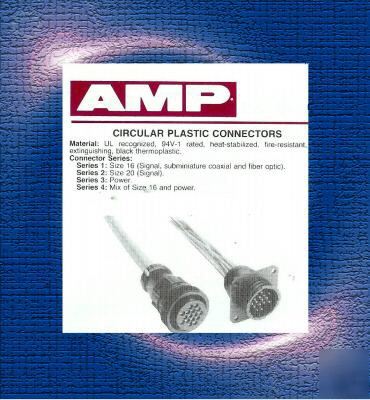 Amp cpc plug 11-4 #206429-1 lot of 10 pcs