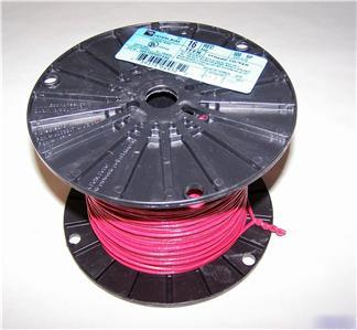 Encore wire tffn 500FT 16 awg stranded copper - red