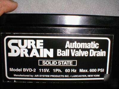 New -bvd-2B10 sure-drain 1 in. automatic drain-nos