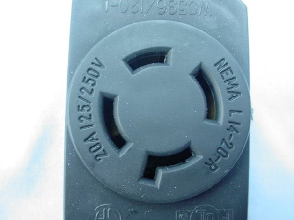 Pass & seymour L14-20 locking receptacle 20A 125/250V