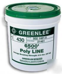 Poly line greenlee #430