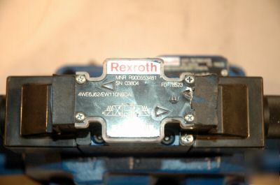 Rexroth hydraulic valve 4WE6J62/EW110N9DAL as is 