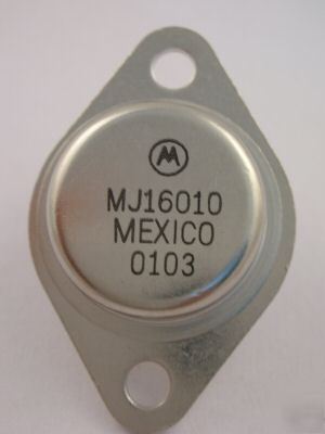 50PCS, npn MJ16010 power amp transistor 450V to-3 mot