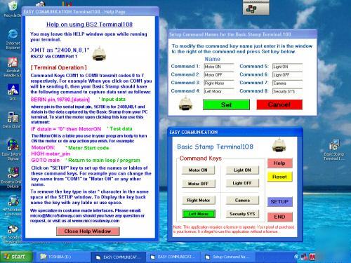 BS2 basic stamp ii - smart RS232 control - easy