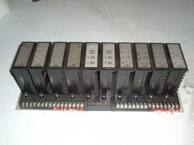 Complete rack texas instruments i/o module base plc