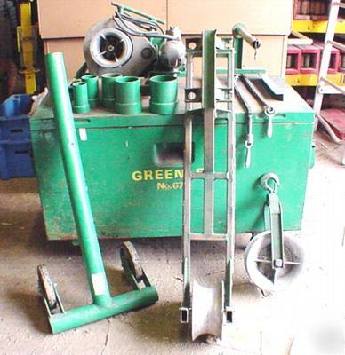 Greenlee 686 tugger puller system complete w/ 640