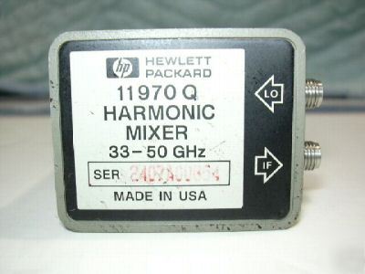 Hewlett packard agilent 11970Q harmonic mixer 33-50 ghz