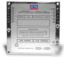 High density dc to dc converters - military grade