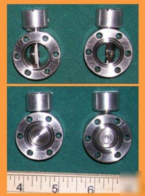 Mdc high-vacuum manual gate valve, machined valve