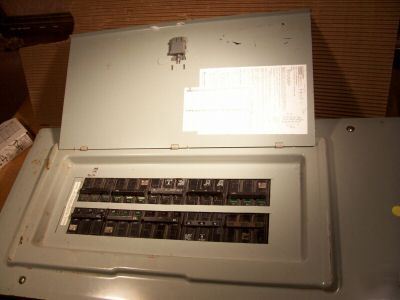 Murray 200A 3P 240V circuit breaker panel w/brks N349