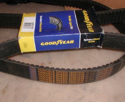 New 2 goodyear 2926V646 variable speed belts * *