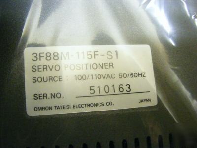 New omron sysmac 3F88M-115 servo positiner module 