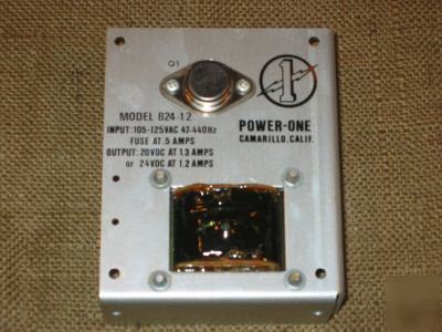 Power-one model B24-12, 20 or 24 vdc power supply