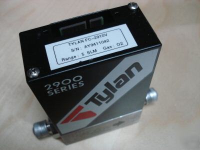 Tylan 2900 mass flow controller fc-2910V gas O2 5SLM. 