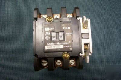 Cutler-hammer contactor C25FNF350 relay 50 amp 3 pole