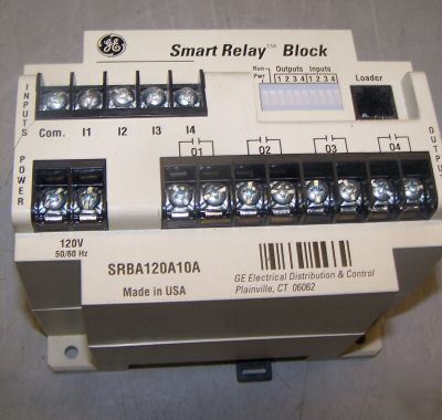Ge SRBA024D10A smart relay block 24 vdc 