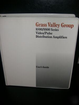 Grass valley group 8500/8800 series video/pulse 