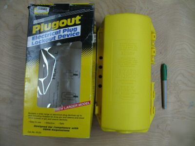 New large hubbell plugout lockout connector box 