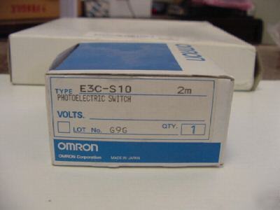 New omron E3C-S10 photoelectric switch 2M G9G >