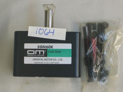 Oriental motor parallel shaft gearhead 60:1 5GN60KA